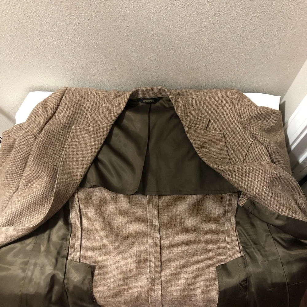 FIORAVANTI Design For Brookfield 90s Wool‎ Sports Coat Tweed Blazer Jacket 40R